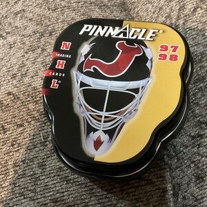 Pinnacle Mask Tin 1997-98 NHL Martin Brodeur New Jersey Devils